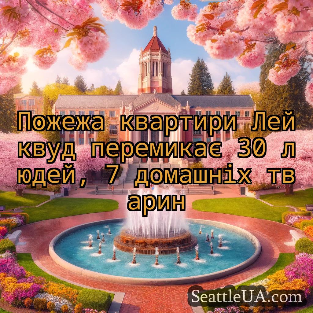 новини Сіетла Пожежа квартири Лейквуд перемикає