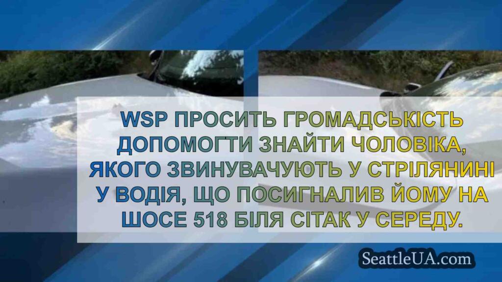 WSP розшукує водія, який стріляв в іншу