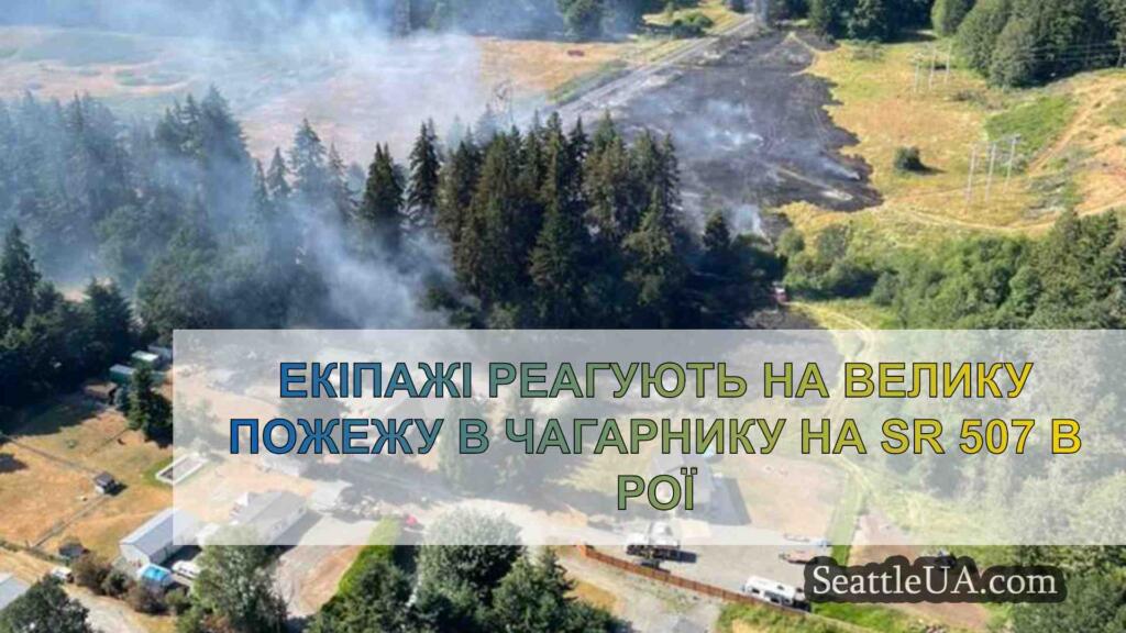 Екіпажі реагують на велику пожежу в