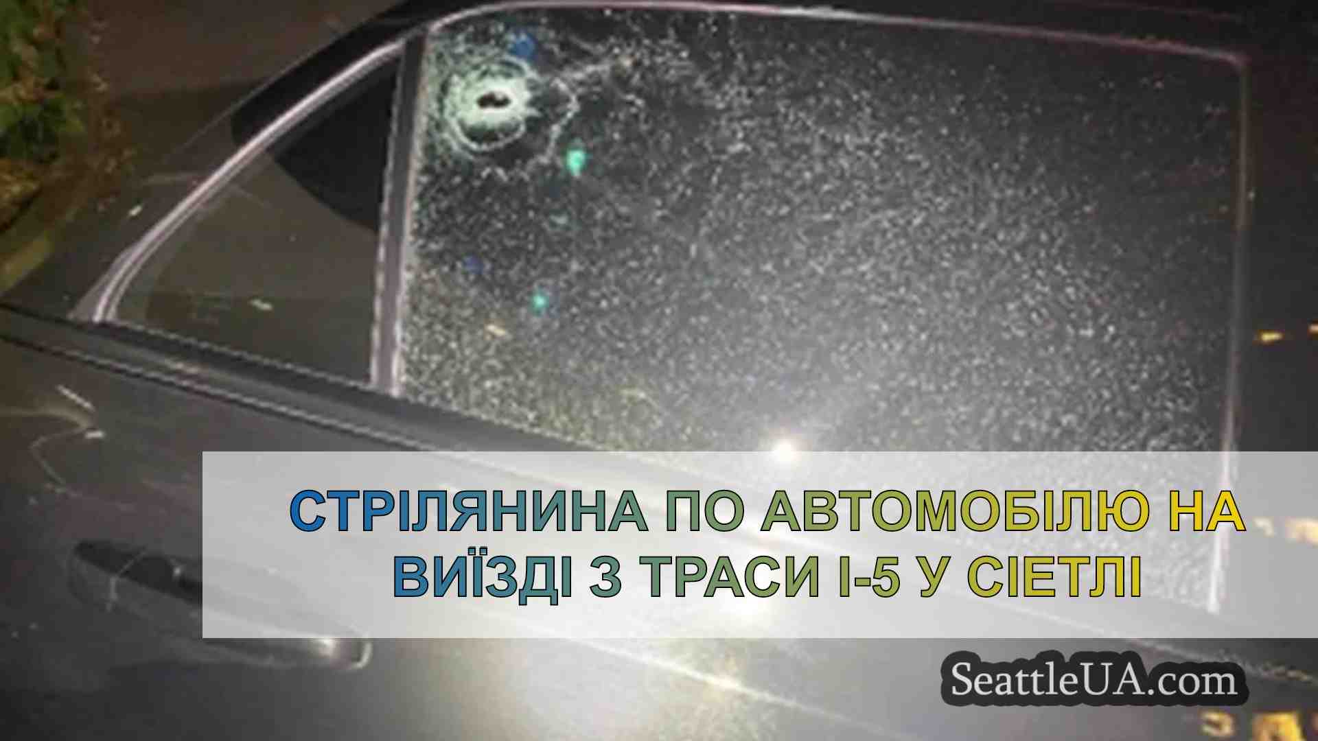 Стрілянина по автомобілю на виїзді з