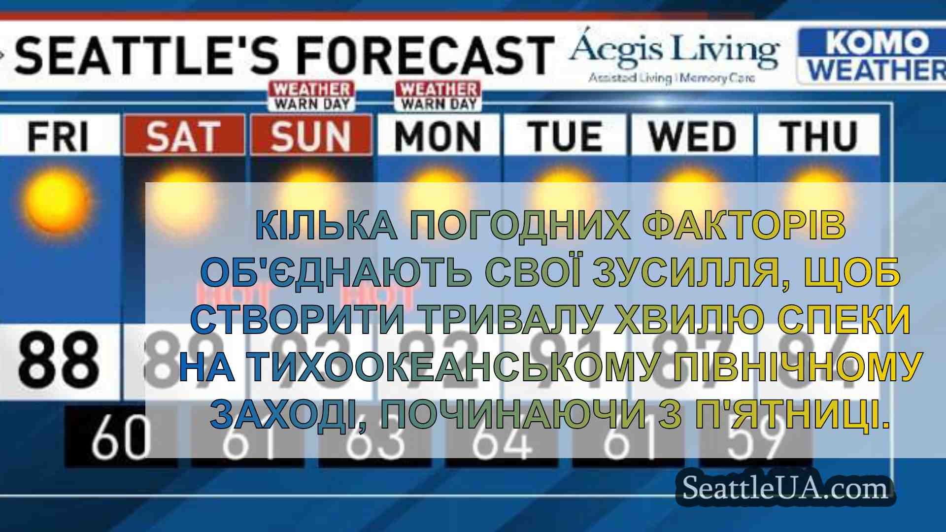 Новини Сіетла SeattleUA
