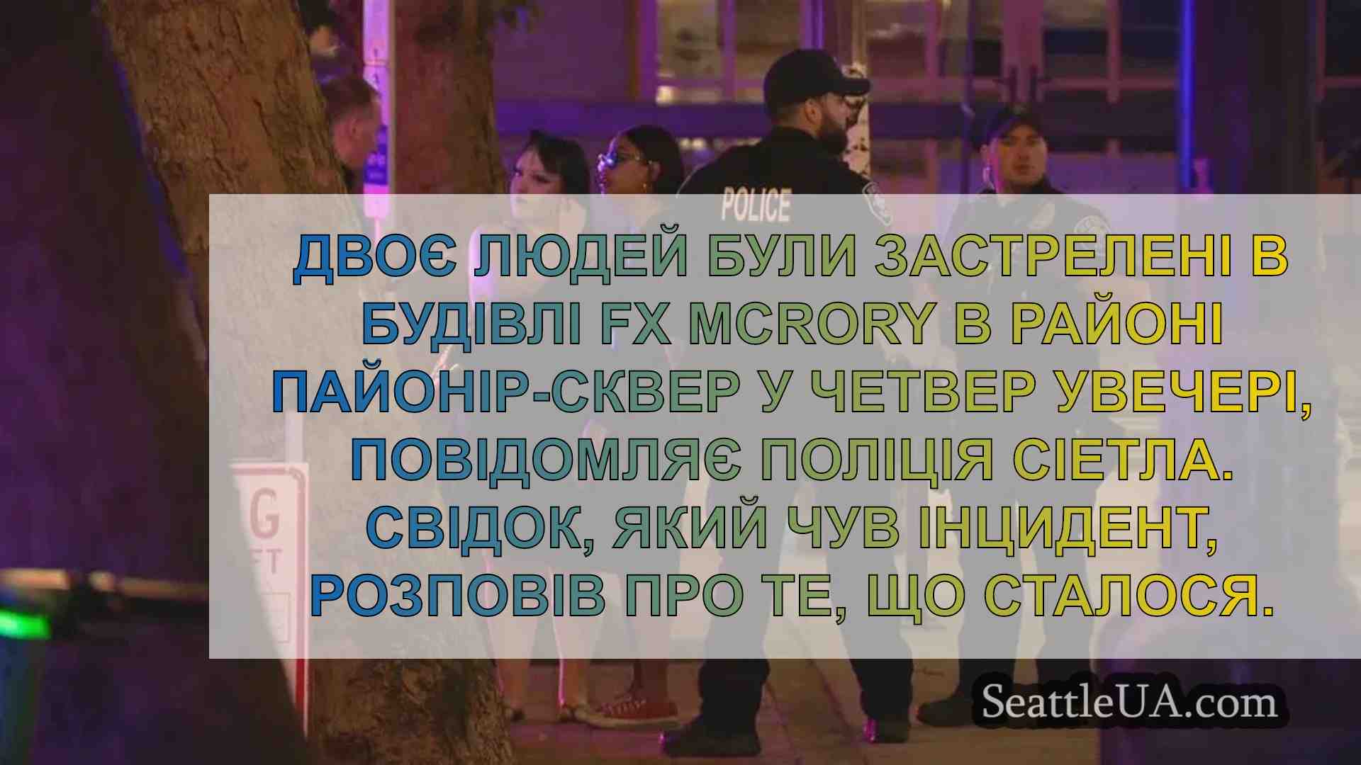 2 поранених в результаті стрілянини в