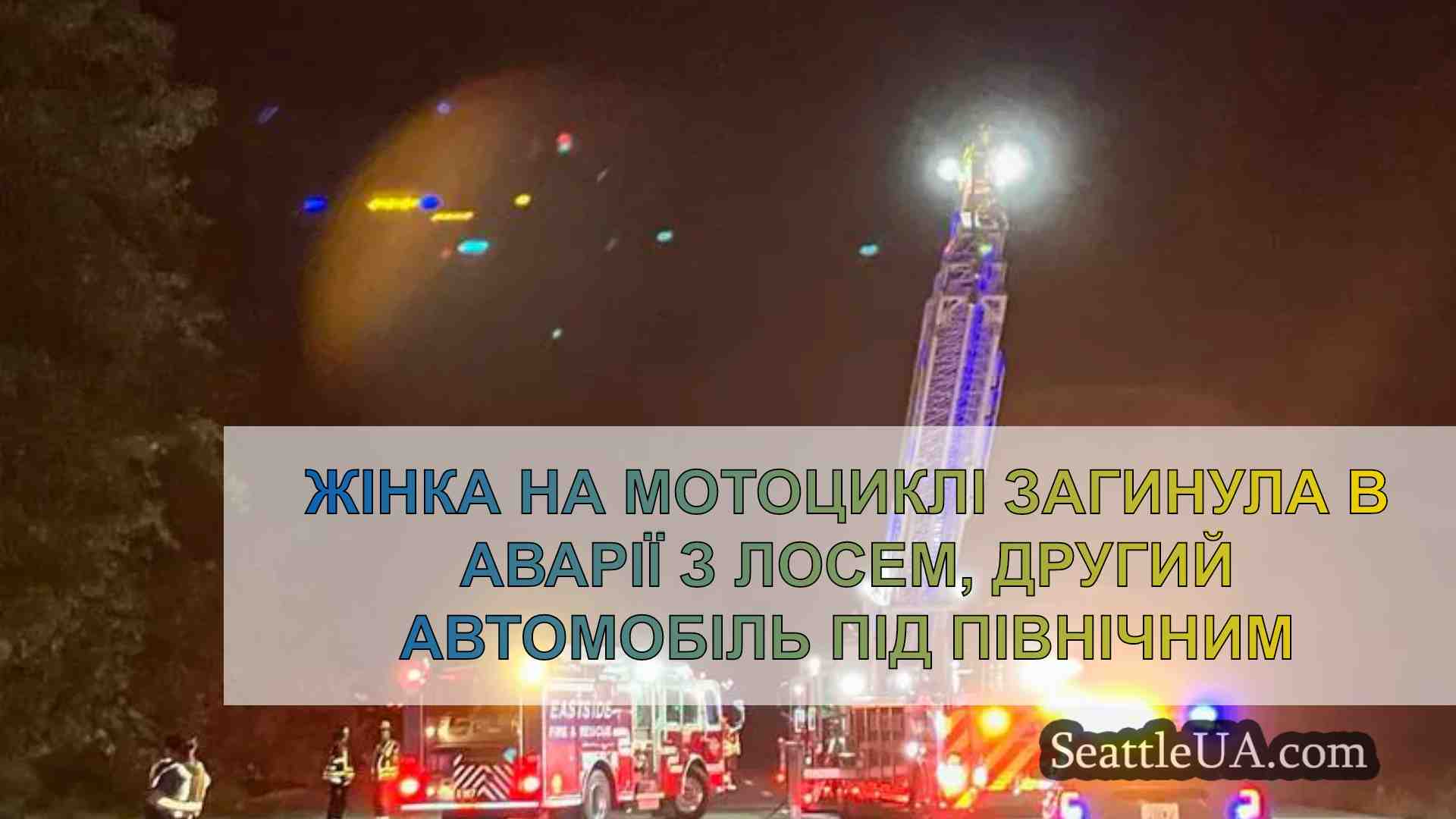 Жінка на мотоциклі загинула в аварії з