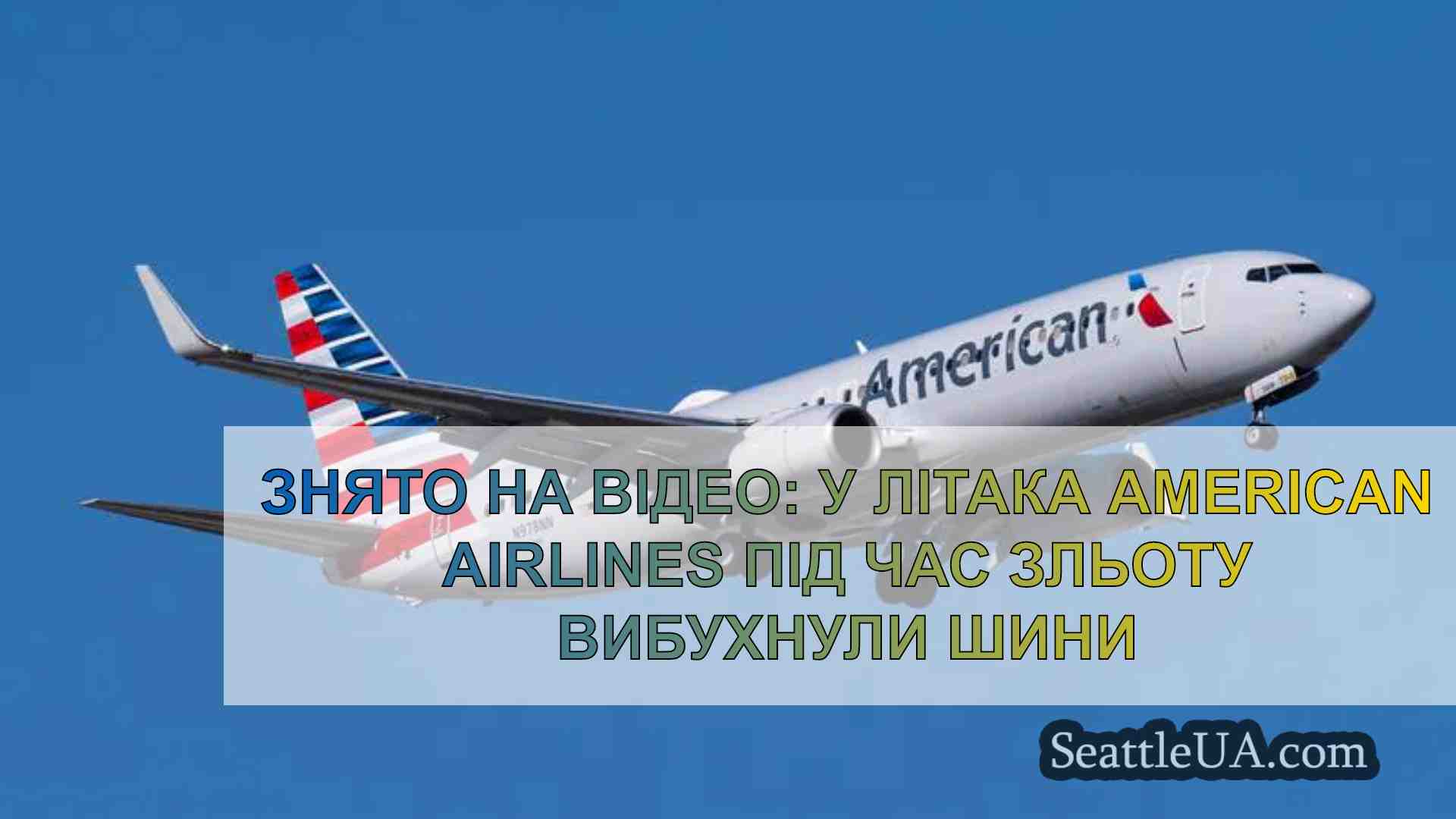 Знято на відео: У літака American
