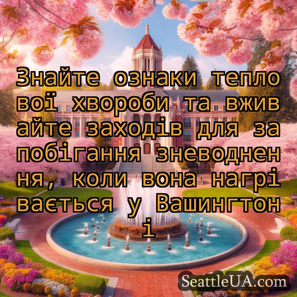 новини Сіетла Знайте ознаки теплової хвороби та