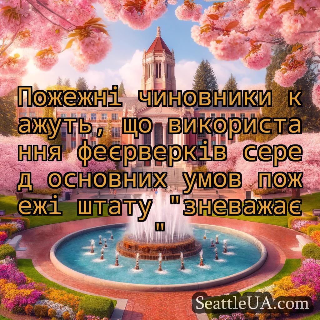 новини Сіетла Пожежні чиновники кажуть, що