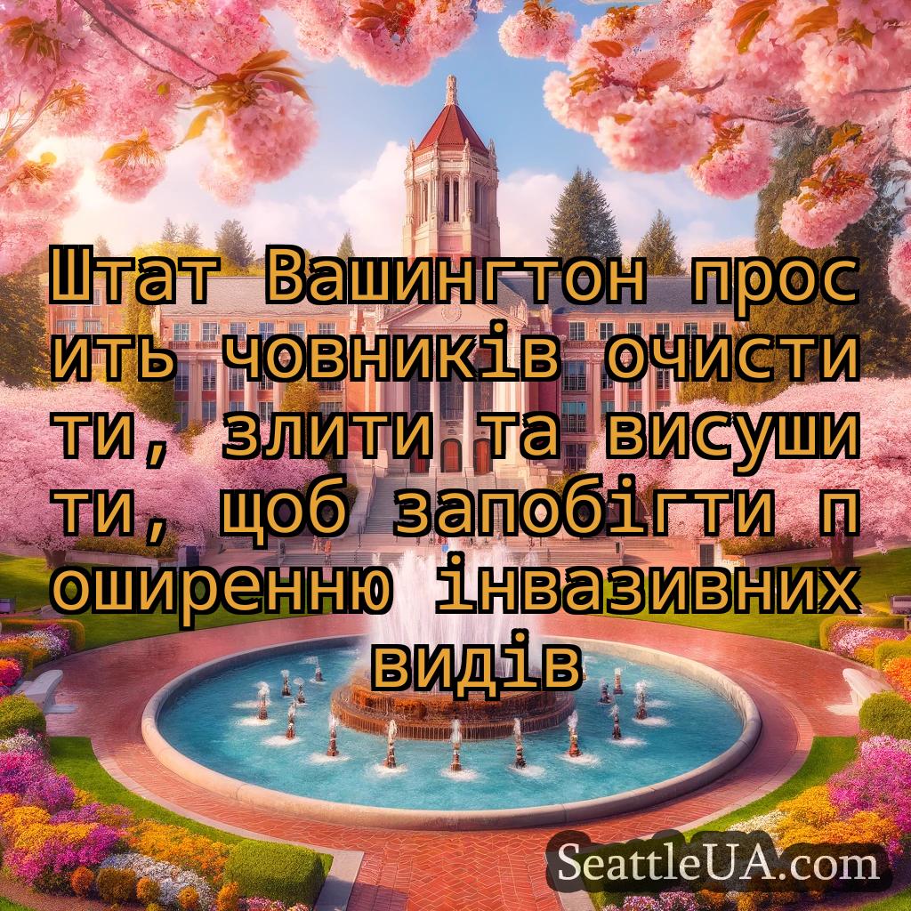новини Сіетла Штат Вашингтон просить човників