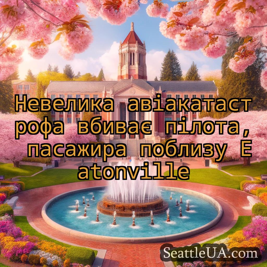 новини Сіетла Невелика авіакатастрофа вбиває