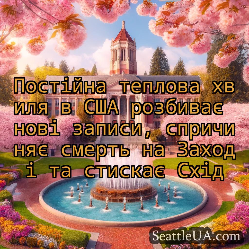 новини Сіетла Постійна теплова хвиля в США