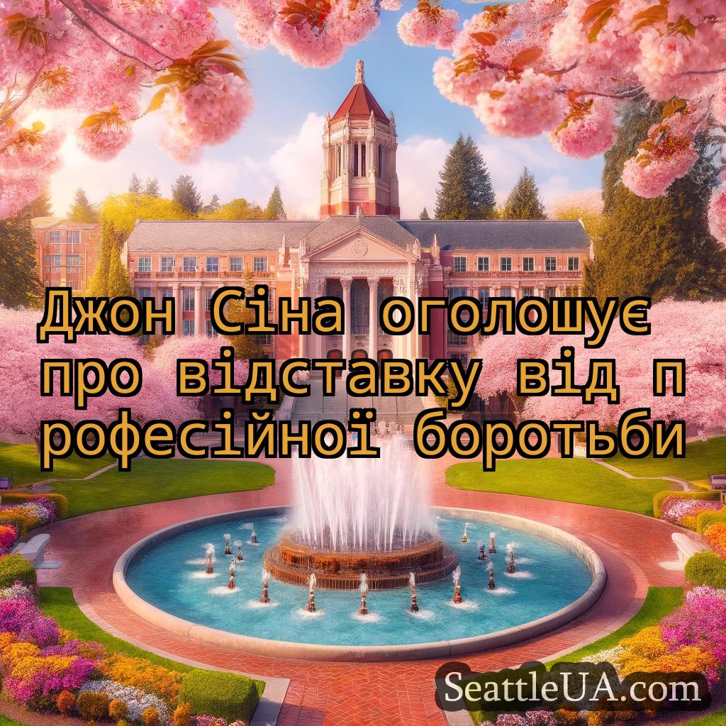 новини Сіетла Джон Сіна оголошує про відставку