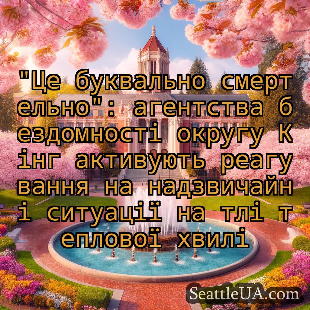 новини Сіетла Це буквально смертельно: агентства