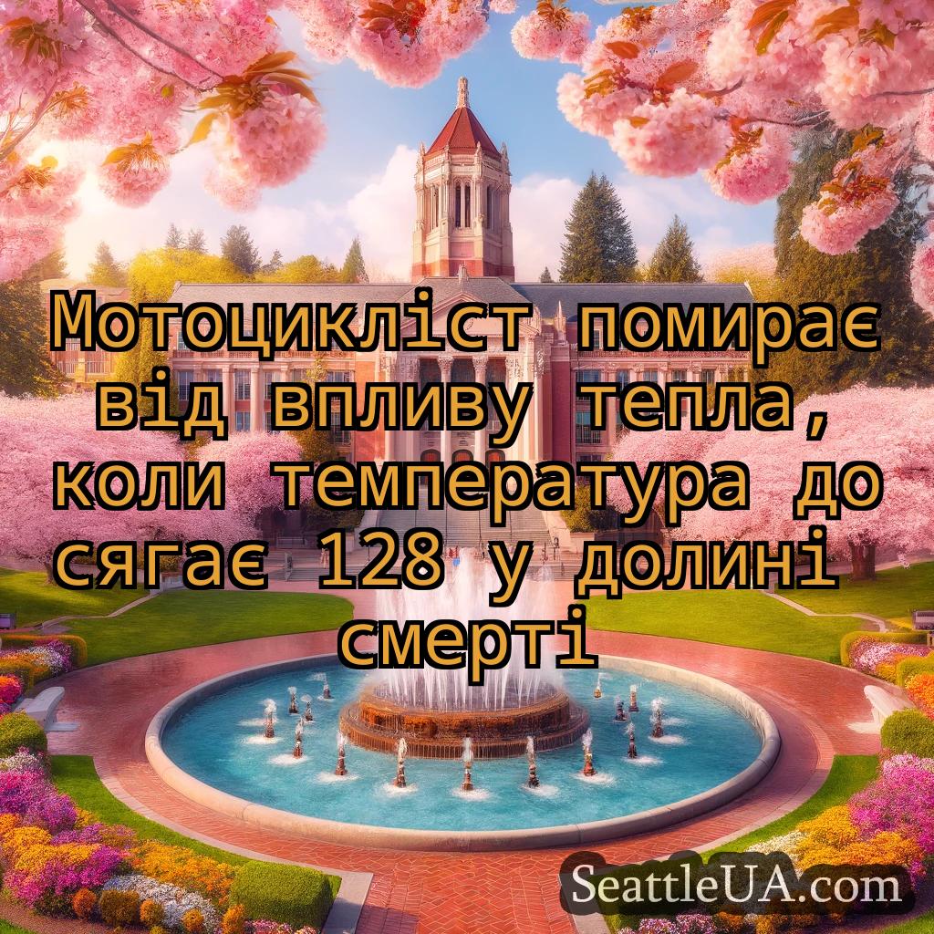 новини Сіетла Мотоцикліст помирає від впливу