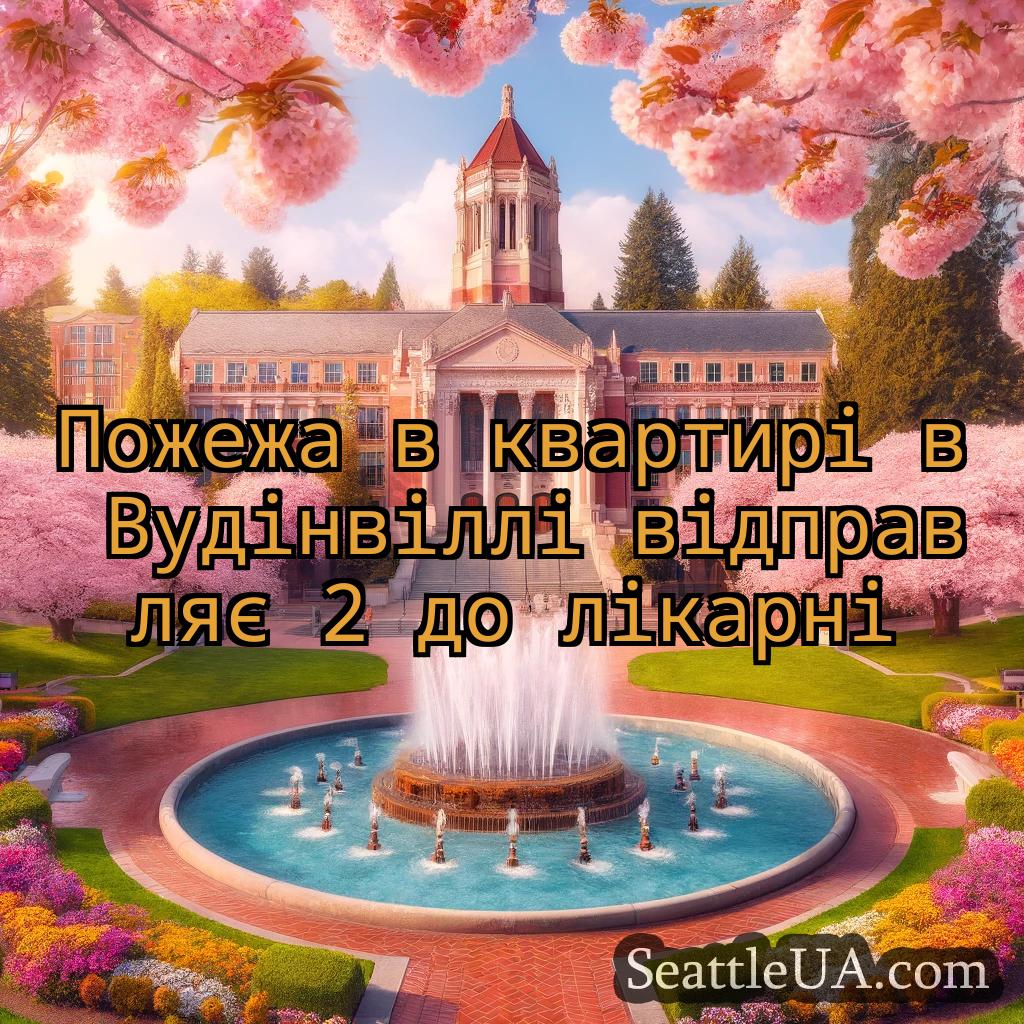 новини Сіетла Пожежа в квартирі в Вудінвіллі