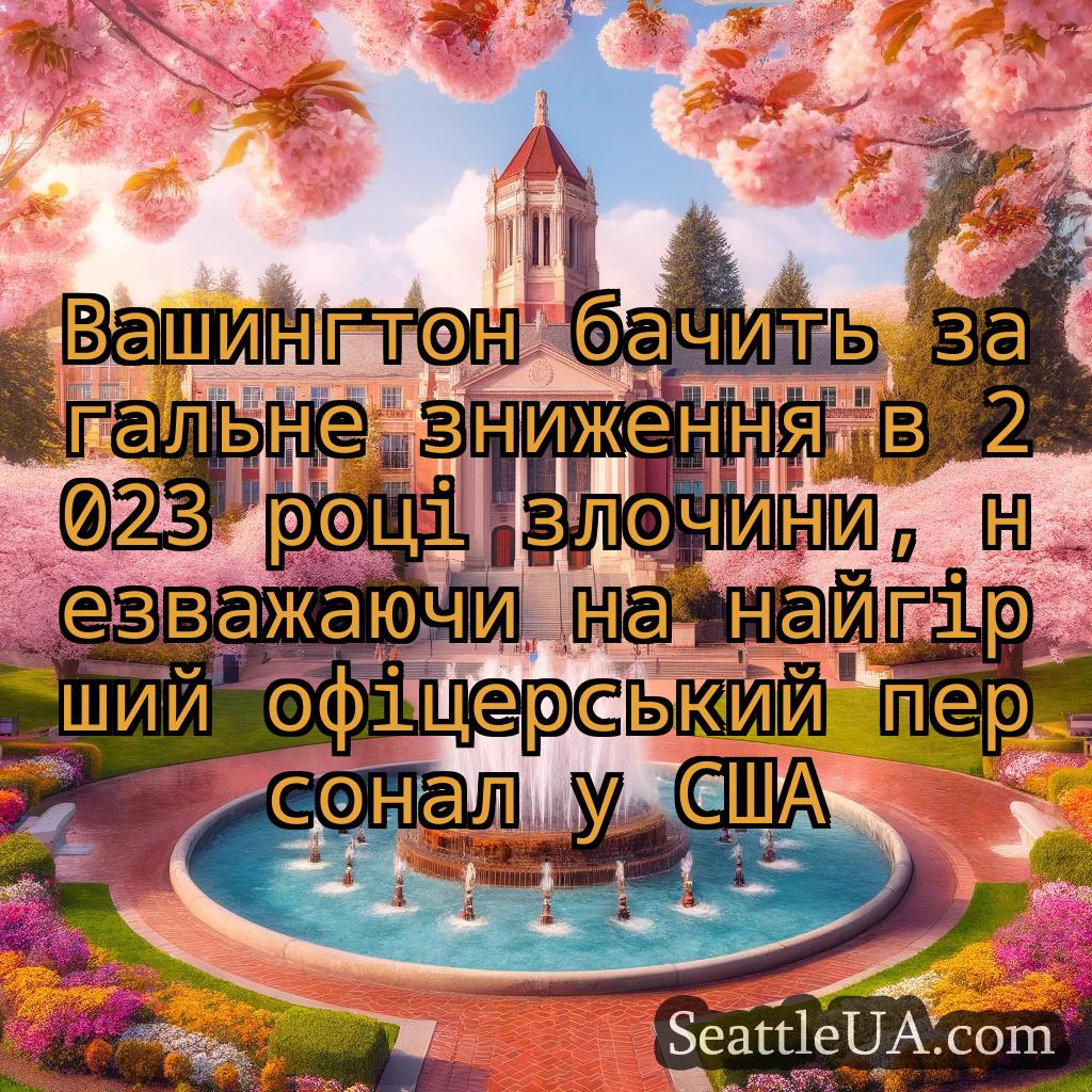 новини Сіетла Вашингтон бачить загальне зниження