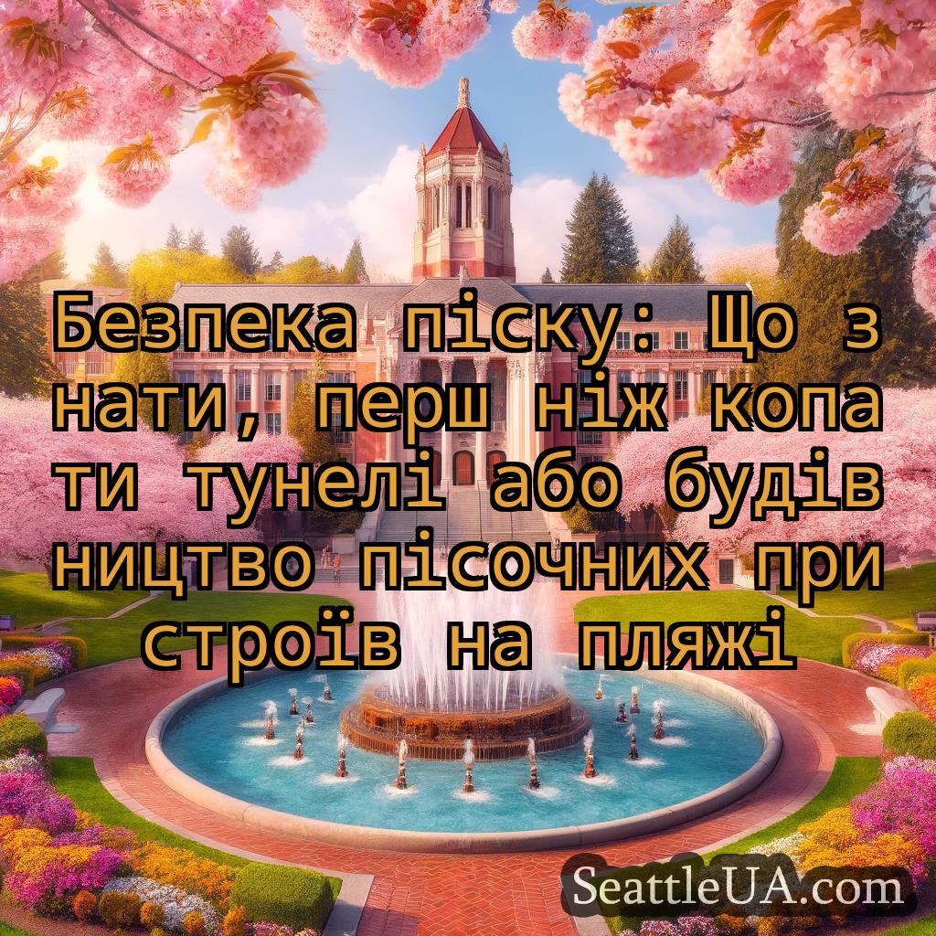 новини Сіетла Безпека піску: Що знати, перш ніж