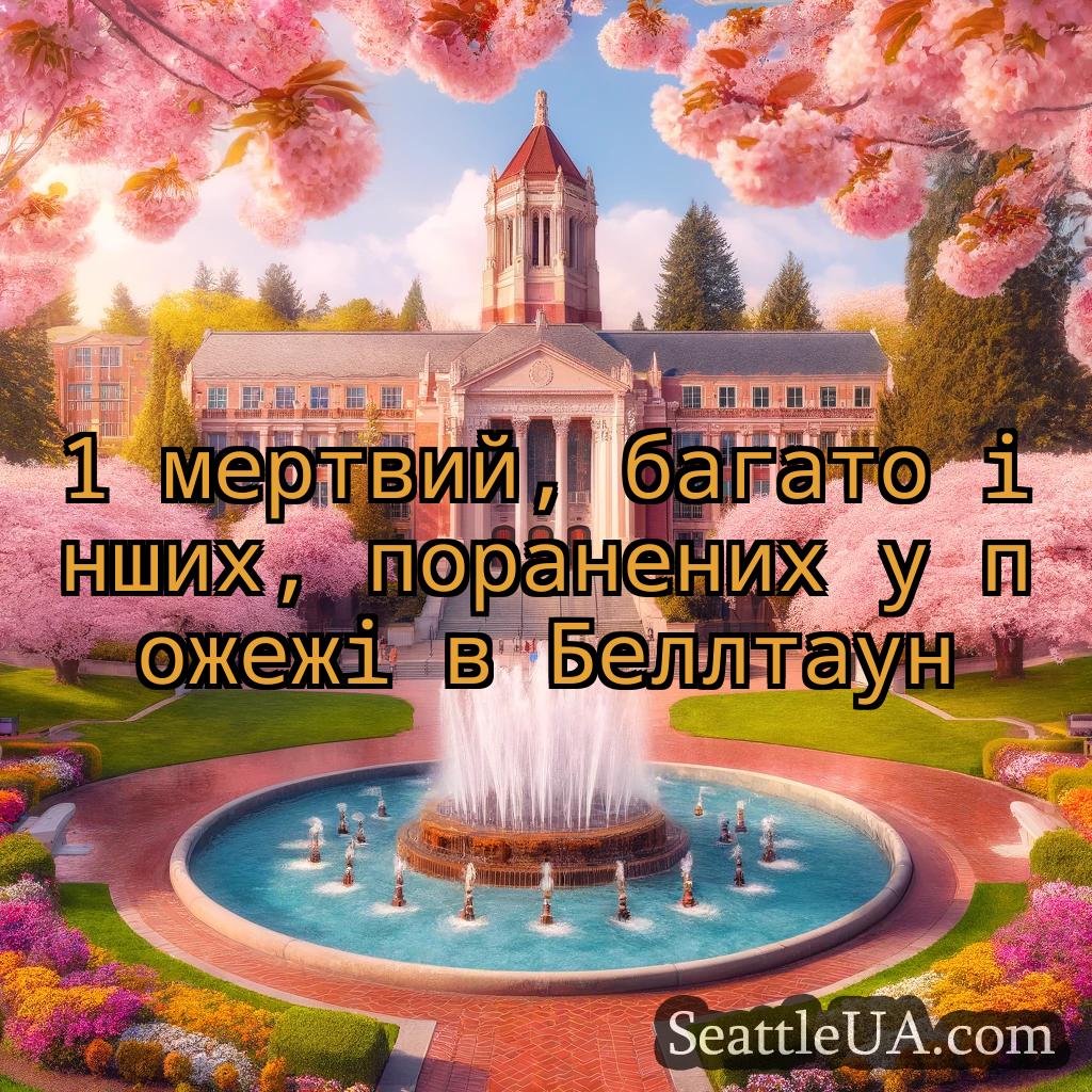 новини Сіетла 1 мертвий, багато інших, поранених