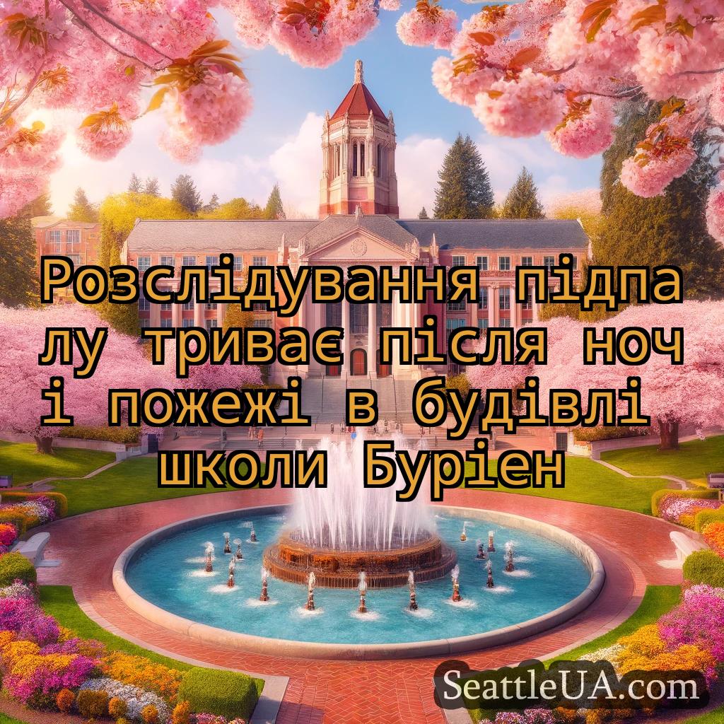 новини Сіетла Розслідування підпалу триває після