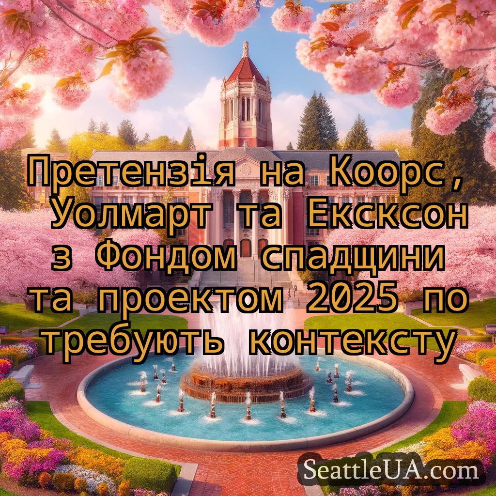 новини Сіетла Претензія на Коорс, Уолмарт та