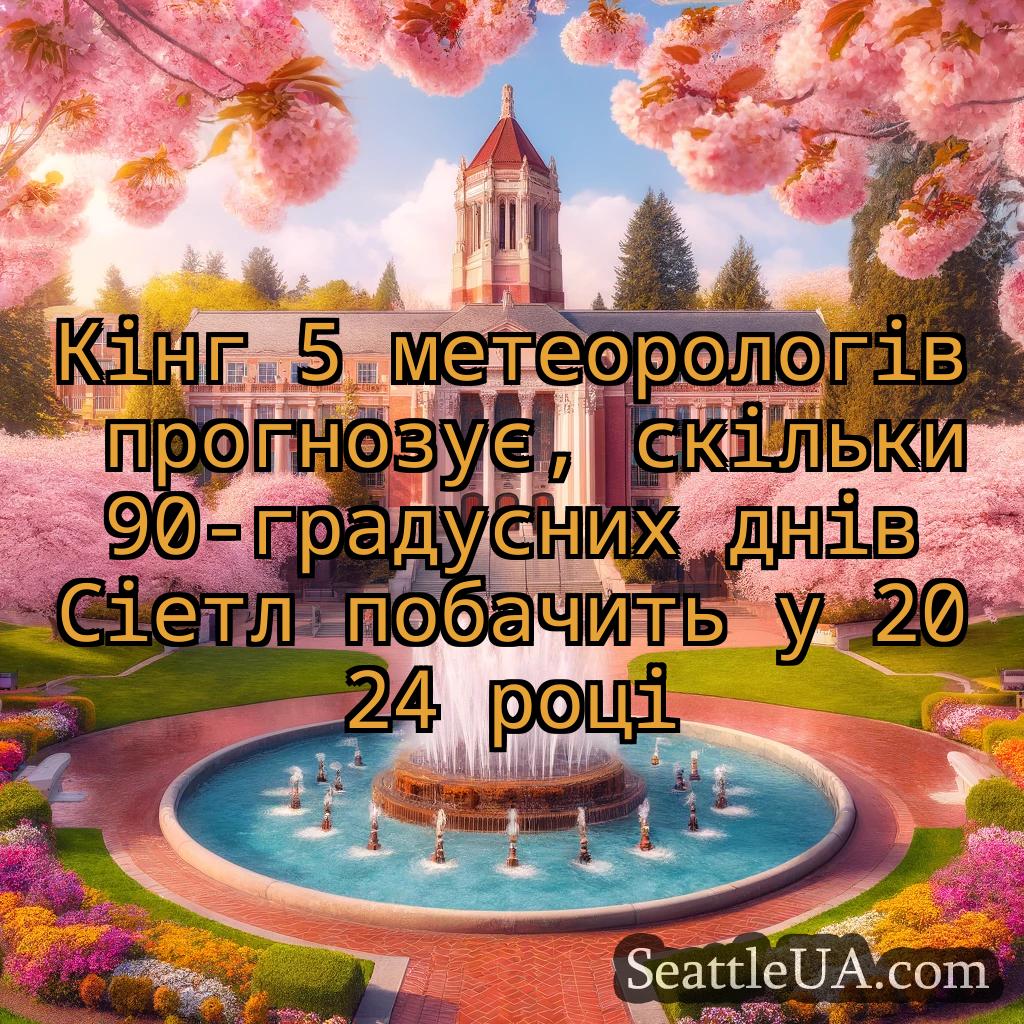 новини Сіетла Кінг 5 метеорологів прогнозує,