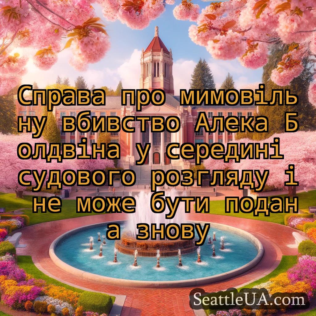 новини Сіетла Справа про мимовільну вбивство