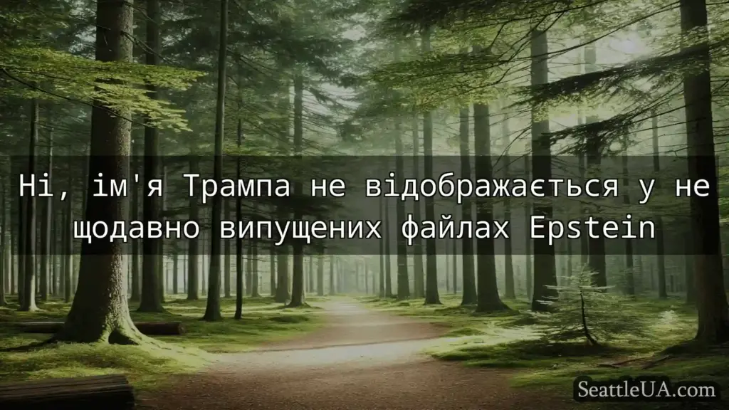 новини Сіетла Ні, ім'я Трампа не відображається