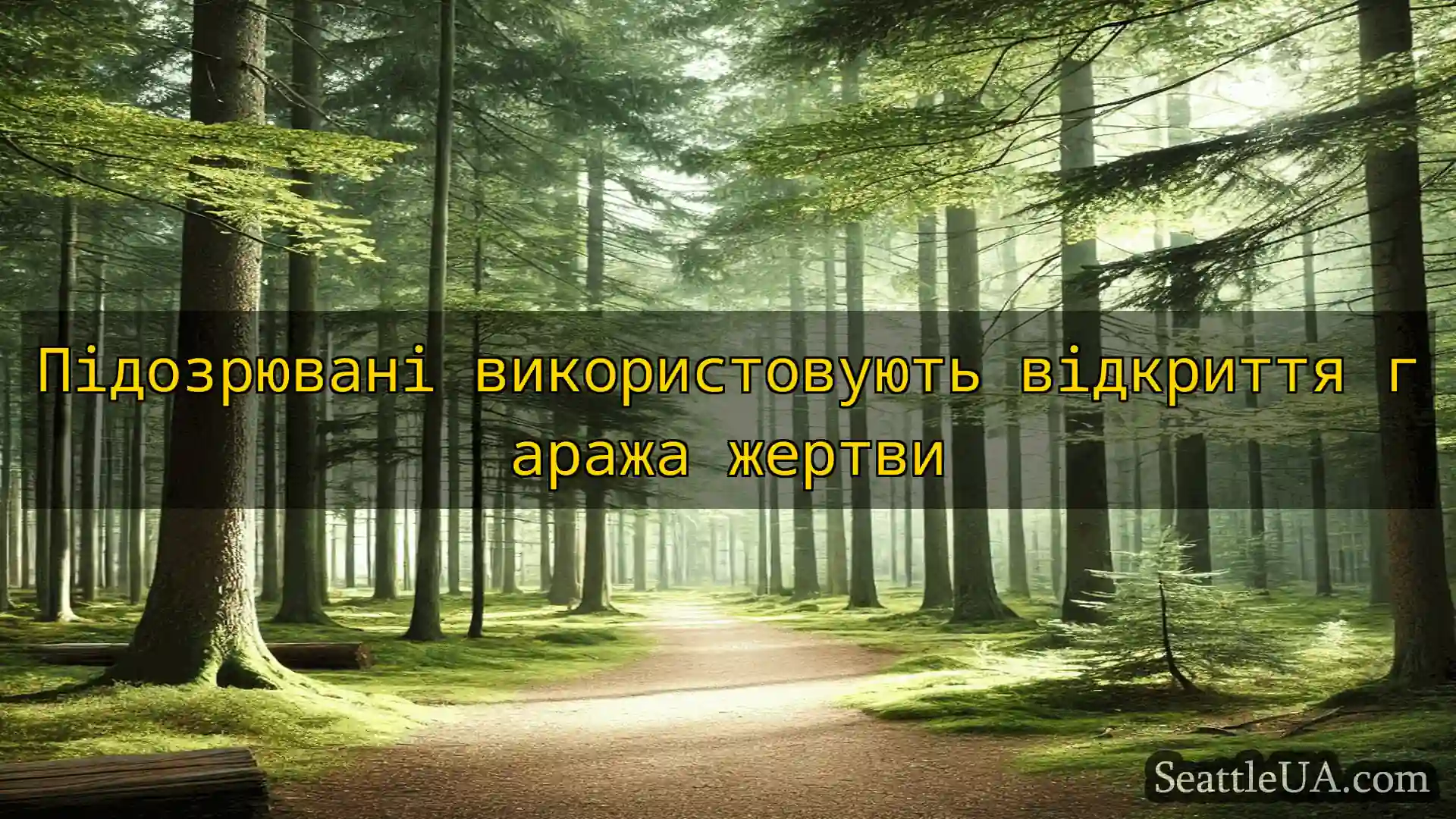 новини Сіетла Підозрювані використовують