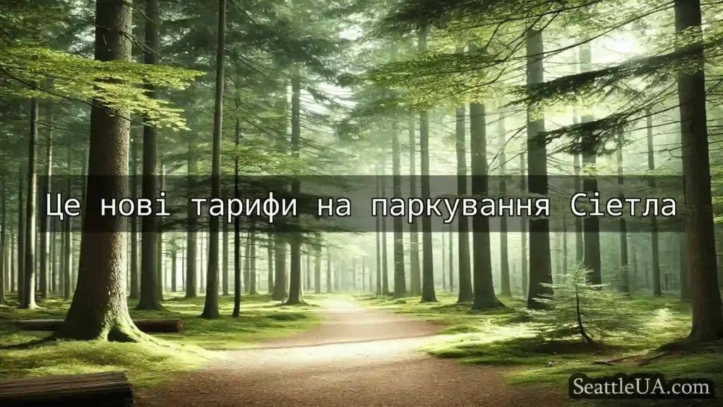 новини Сіетла Це нові тарифи на паркування Сіетла