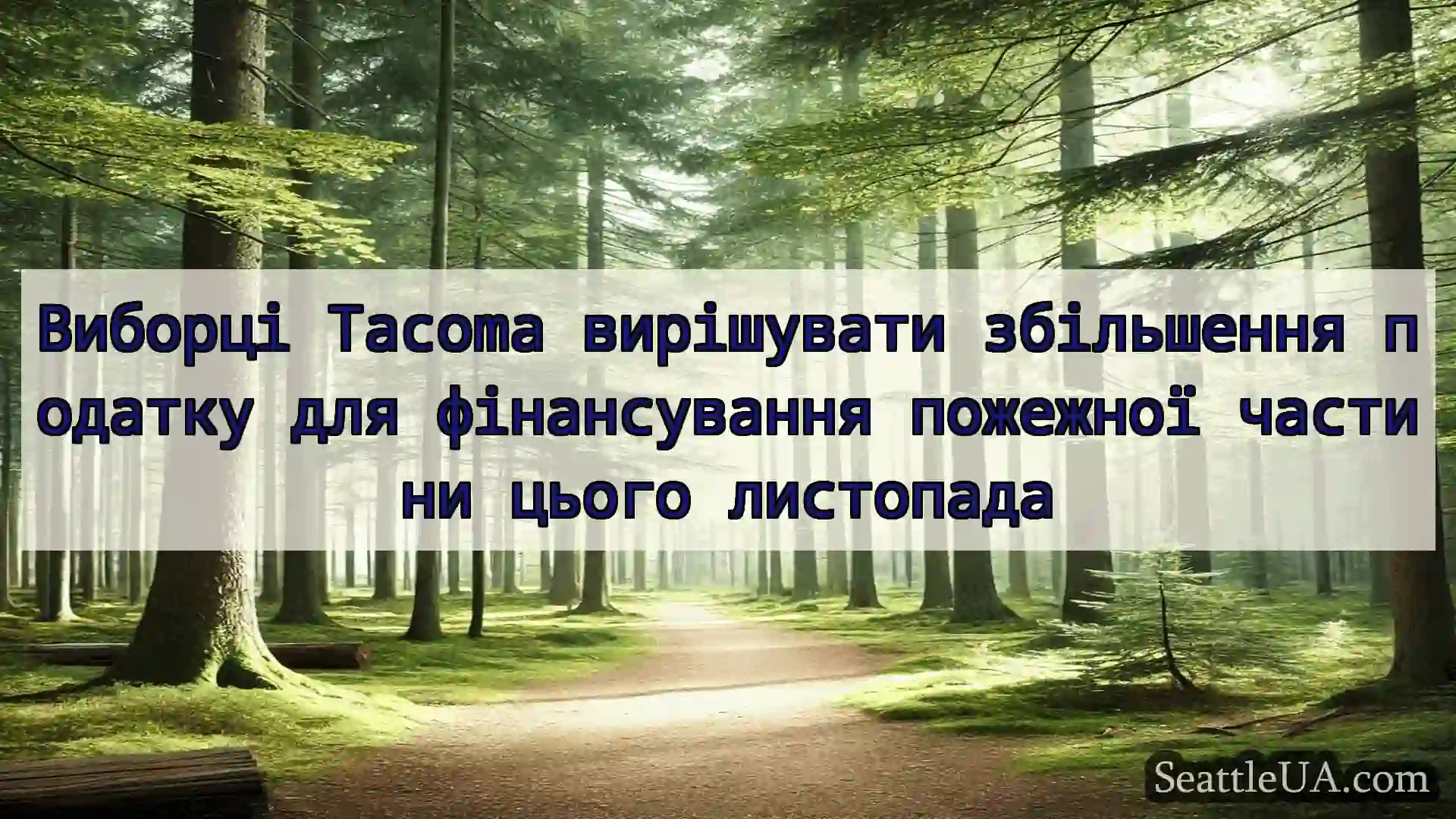 новини Сіетла Виборці Tacoma вирішувати