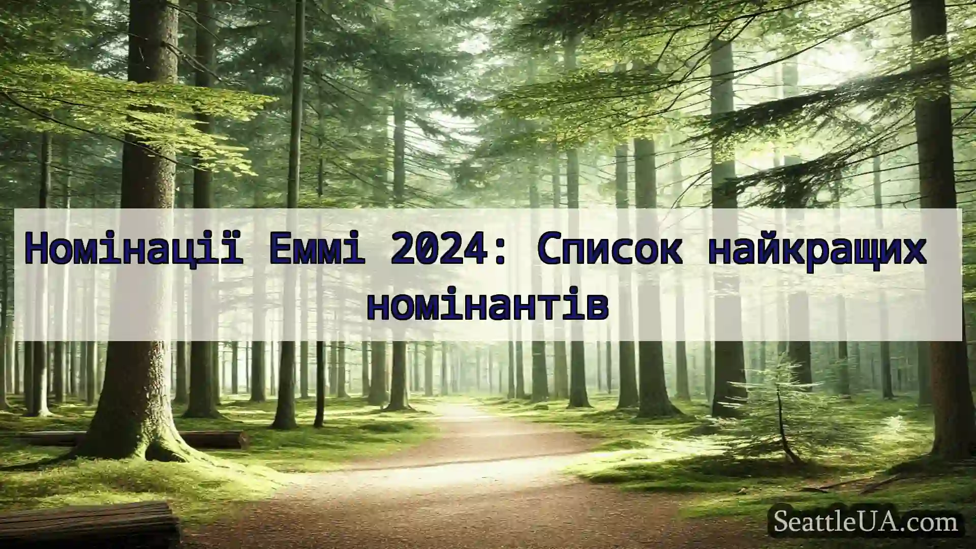новини Сіетла Номінації Еммі 2024: Список