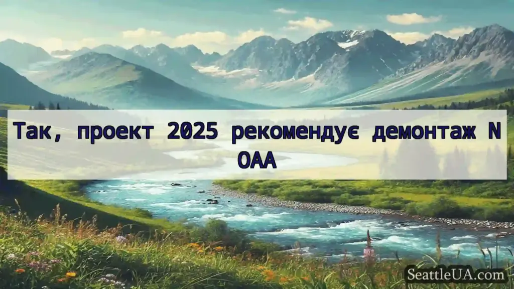новини Сіетла Так, проект 2025 рекомендує