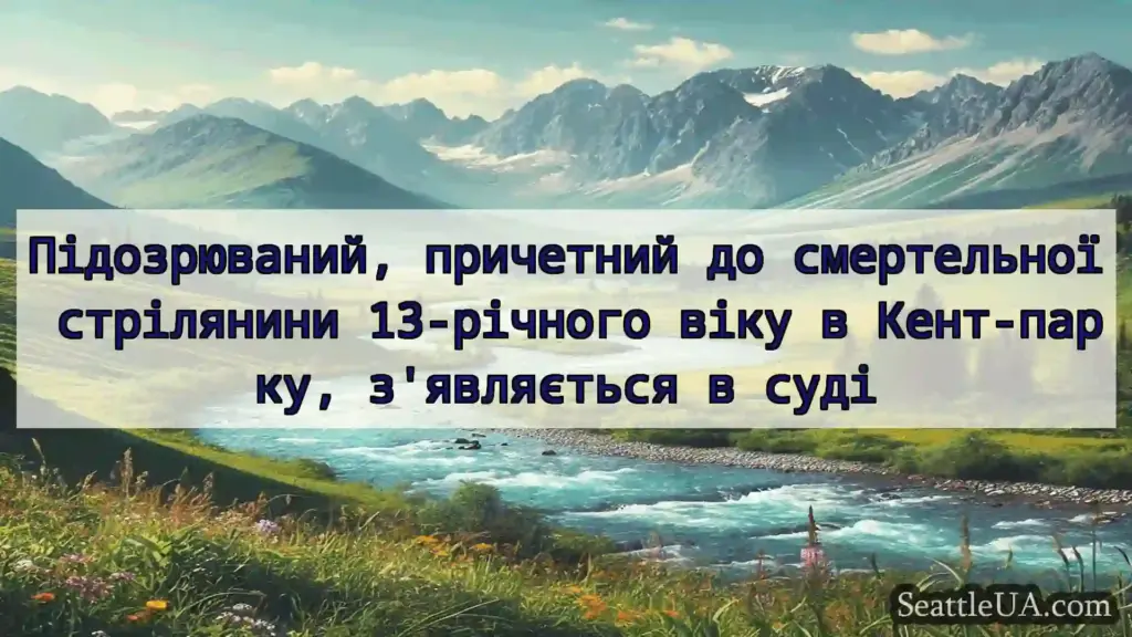 новини Сіетла Підозрюваний, причетний до