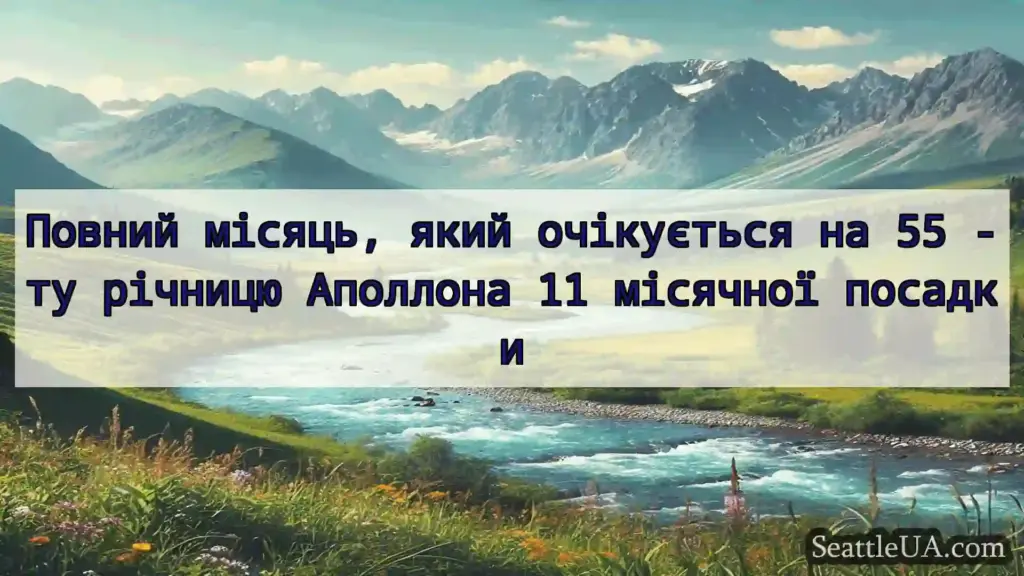 новини Сіетла Повний місяць, який очікується на