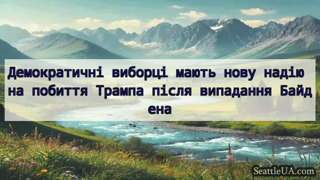 новини Сіетла Демократичні виборці мають нову