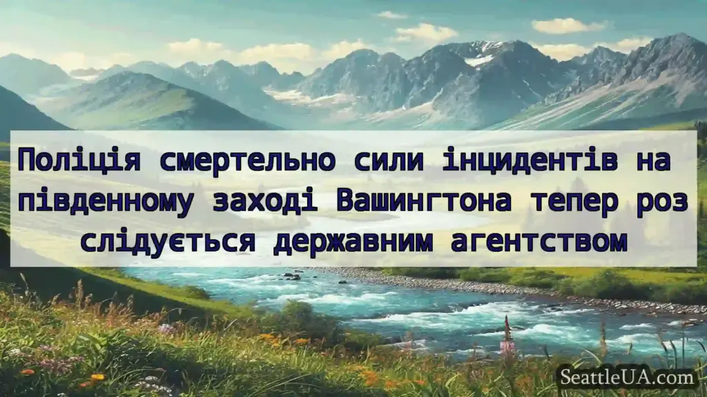 новини Сіетла Поліція смертельно сили інцидентів