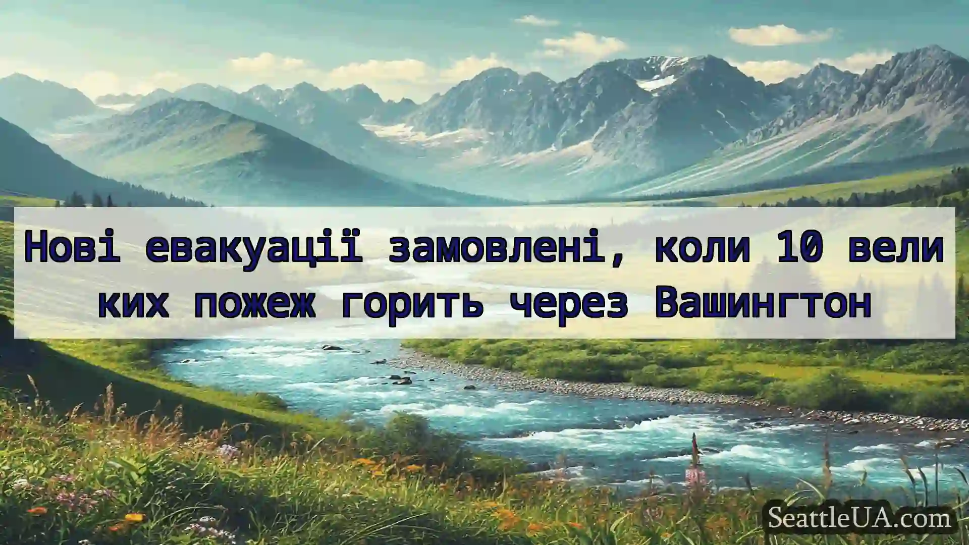 новини Сіетла Нові евакуації замовлені, коли 10