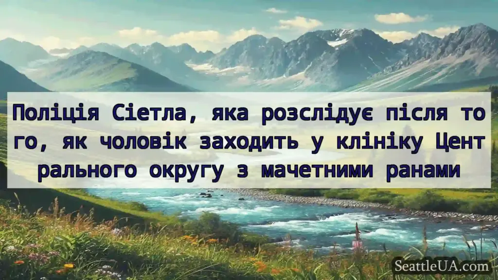 новини Сіетла Поліція Сіетла, яка розслідує