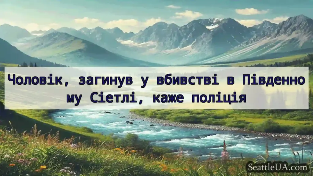 новини Сіетла Чоловік, загинув у вбивстві в