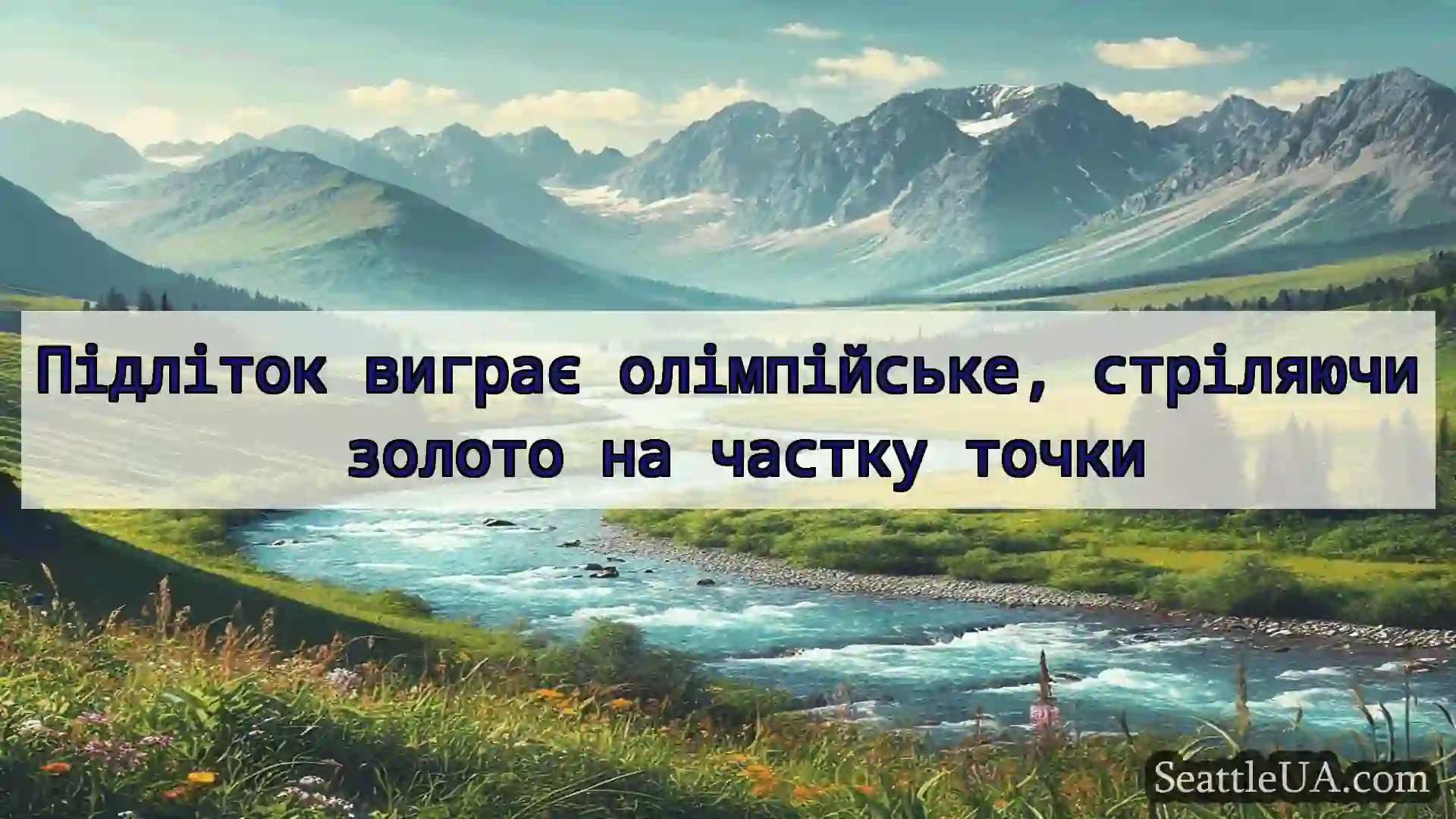 новини Сіетла Підліток виграє олімпійське,