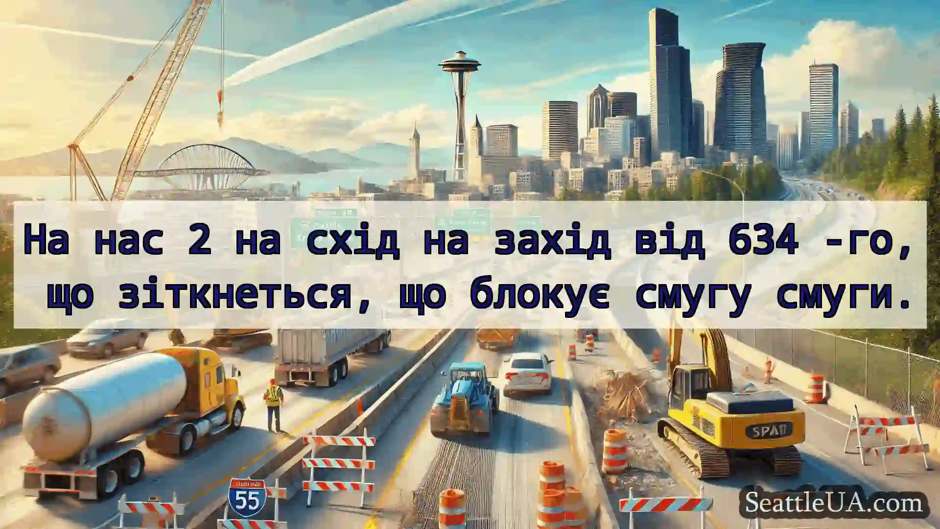 Транспортні новини Сіетла На нас 2 на схід на захід від 634