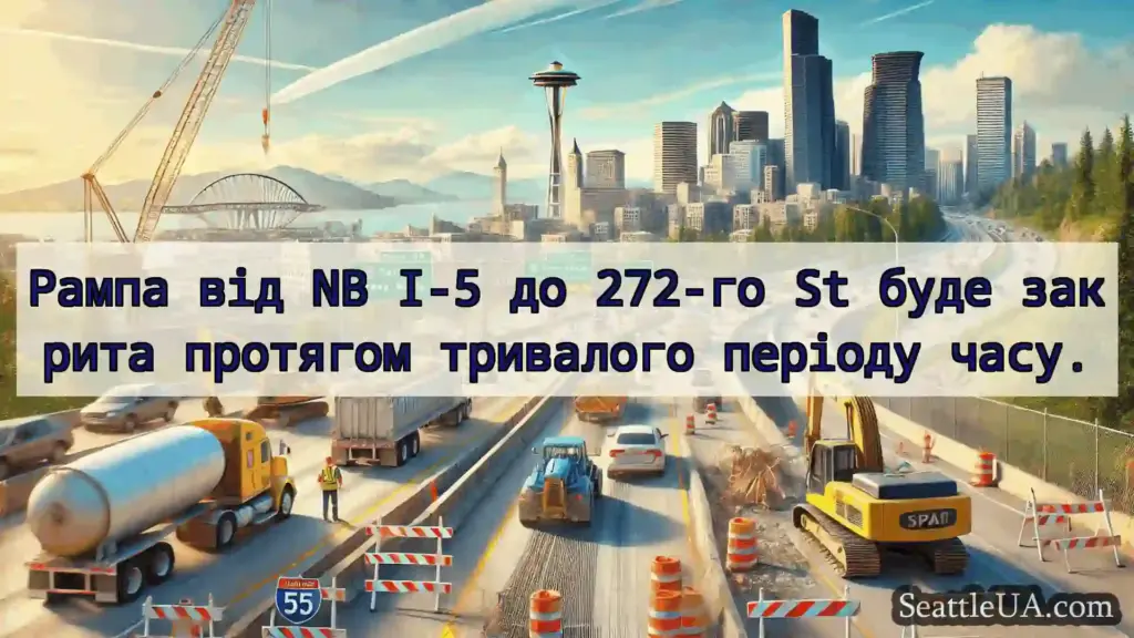 Транспортні новини Сіетла Рампа від NB I-5 до 272-го St буде