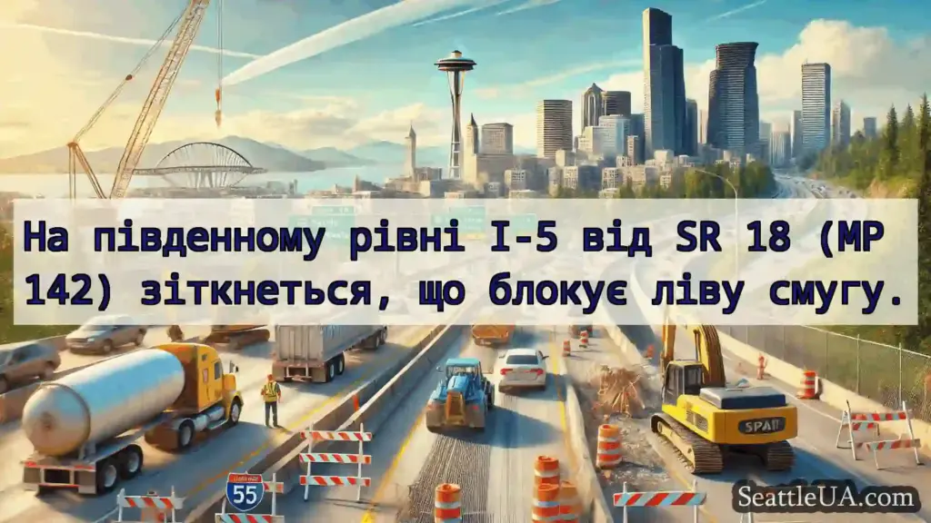 Транспортні новини Сіетла На південному рівні I-5 від SR 18