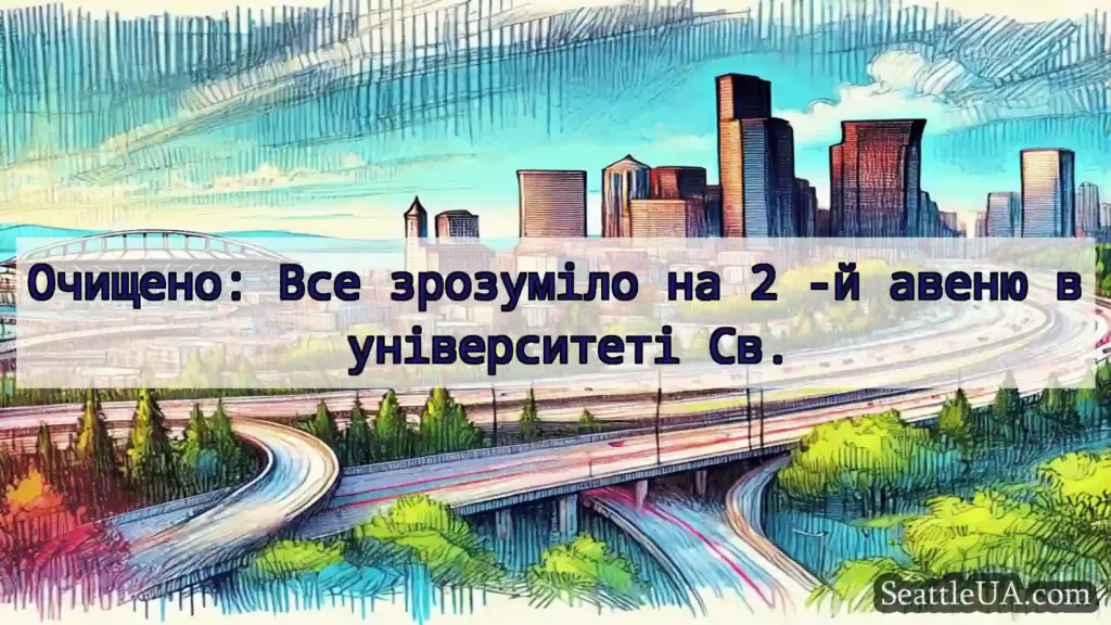 Транспортні новини Сіетла Очищено: Все зрозуміло на 2 -й