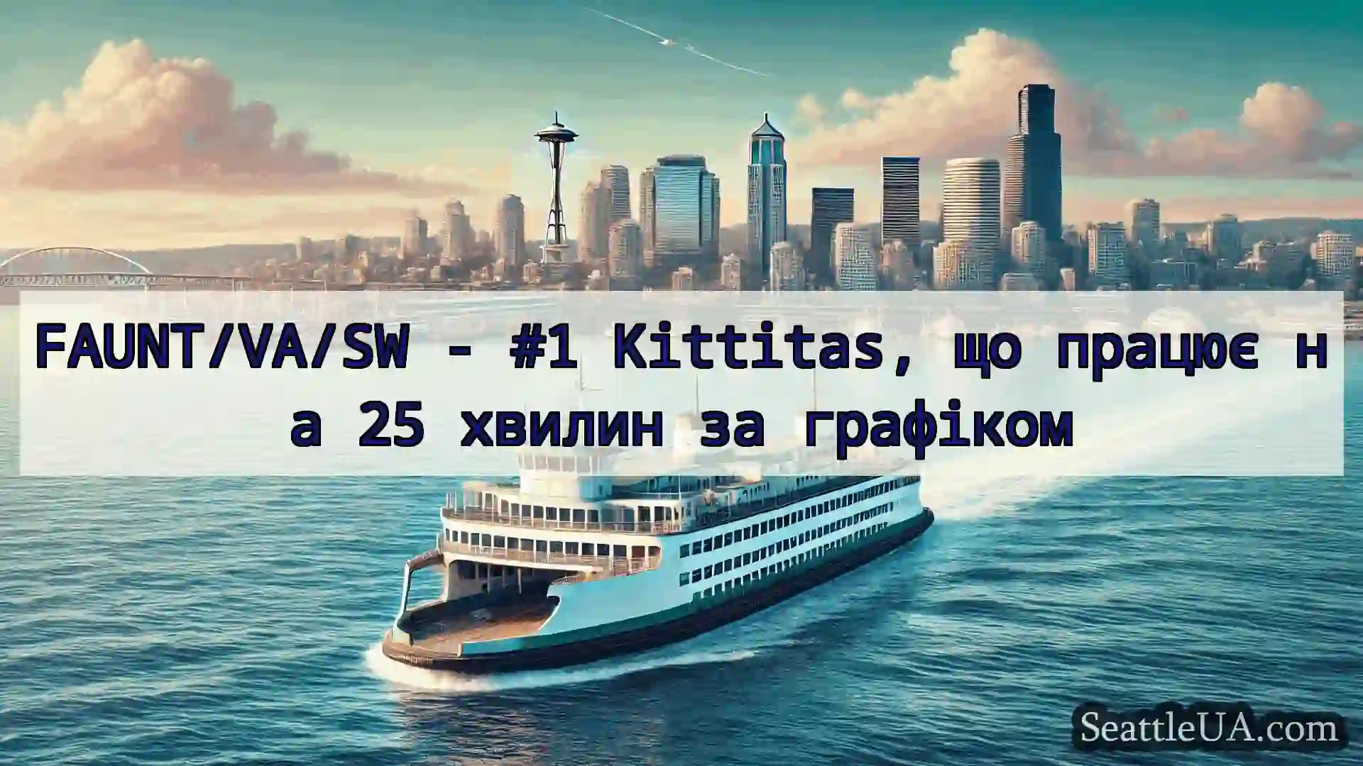 новини про пороми Сіетла FAUNT/VA/SW - #1 Kittitas, що