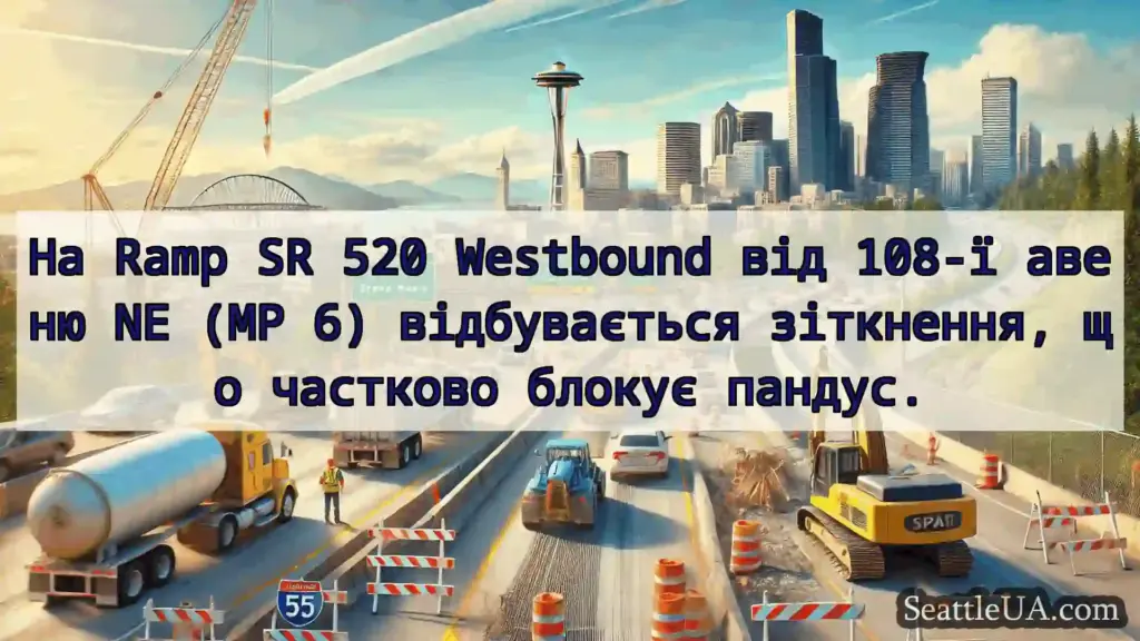Транспортні новини Сіетла На Ramp SR 520 Westbound від 108-ї