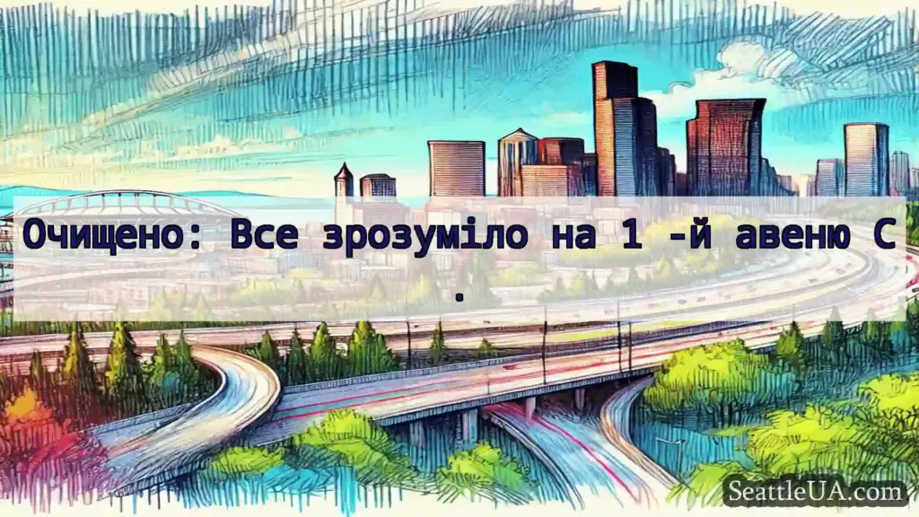 Транспортні новини Сіетла Очищено: Все зрозуміло на 1 -й