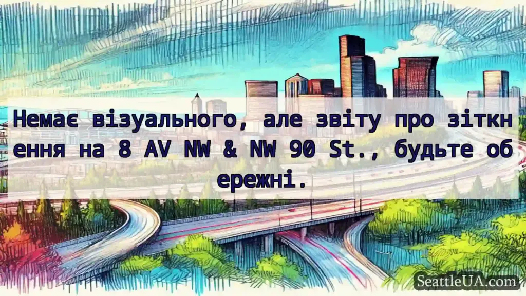 Транспортні новини Сіетла Немає візуального, але звіту про