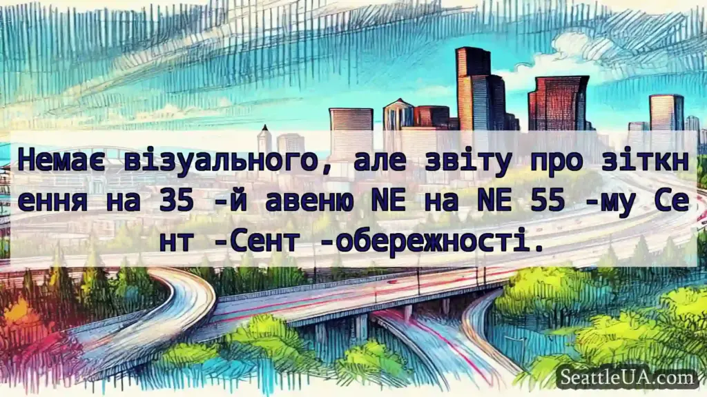Транспортні новини Сіетла Немає візуального, але звіту про