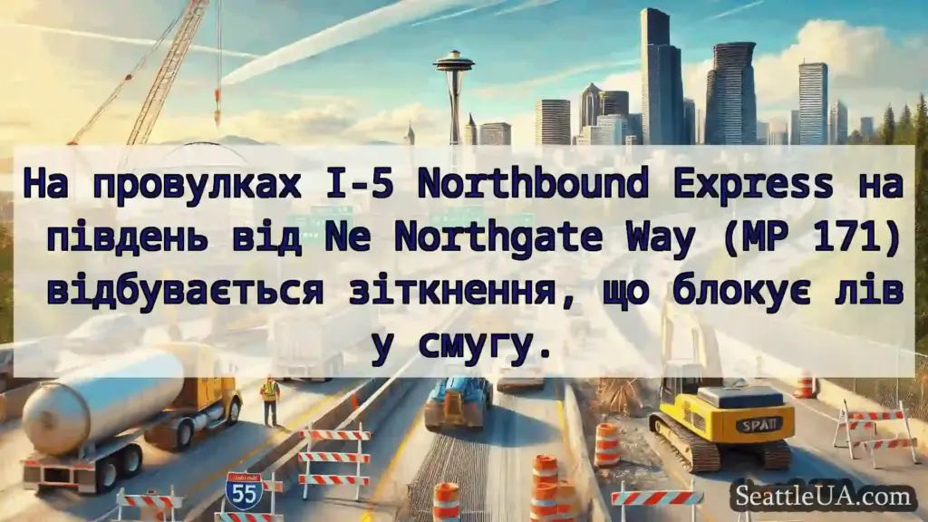 Транспортні новини Сіетла На провулках I-5 Northbound