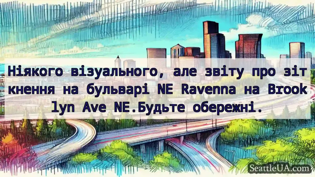 Транспортні новини Сіетла Ніякого візуального, але звіту про