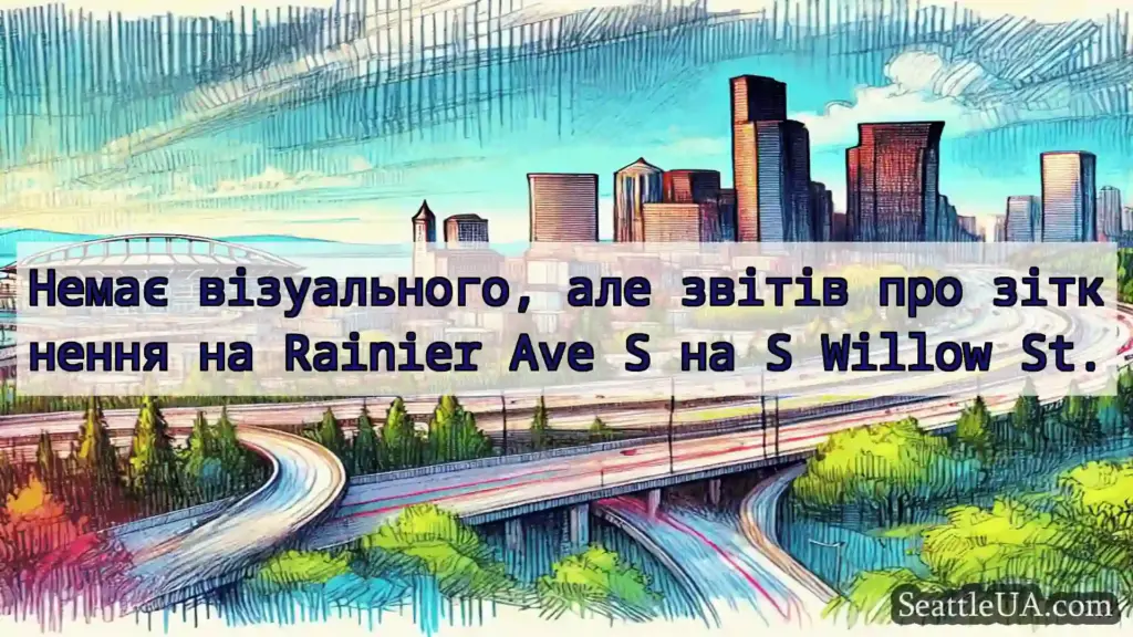 Транспортні новини Сіетла Немає візуального, але звітів про